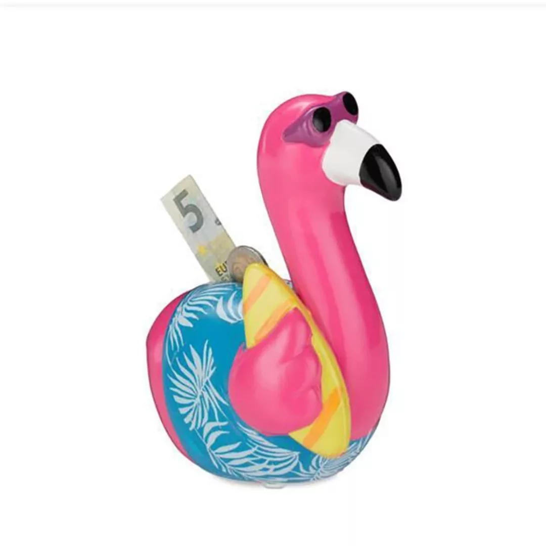 Spardose Flamingo Urlaubskasse  Deko Figur Pink günstig online kaufen