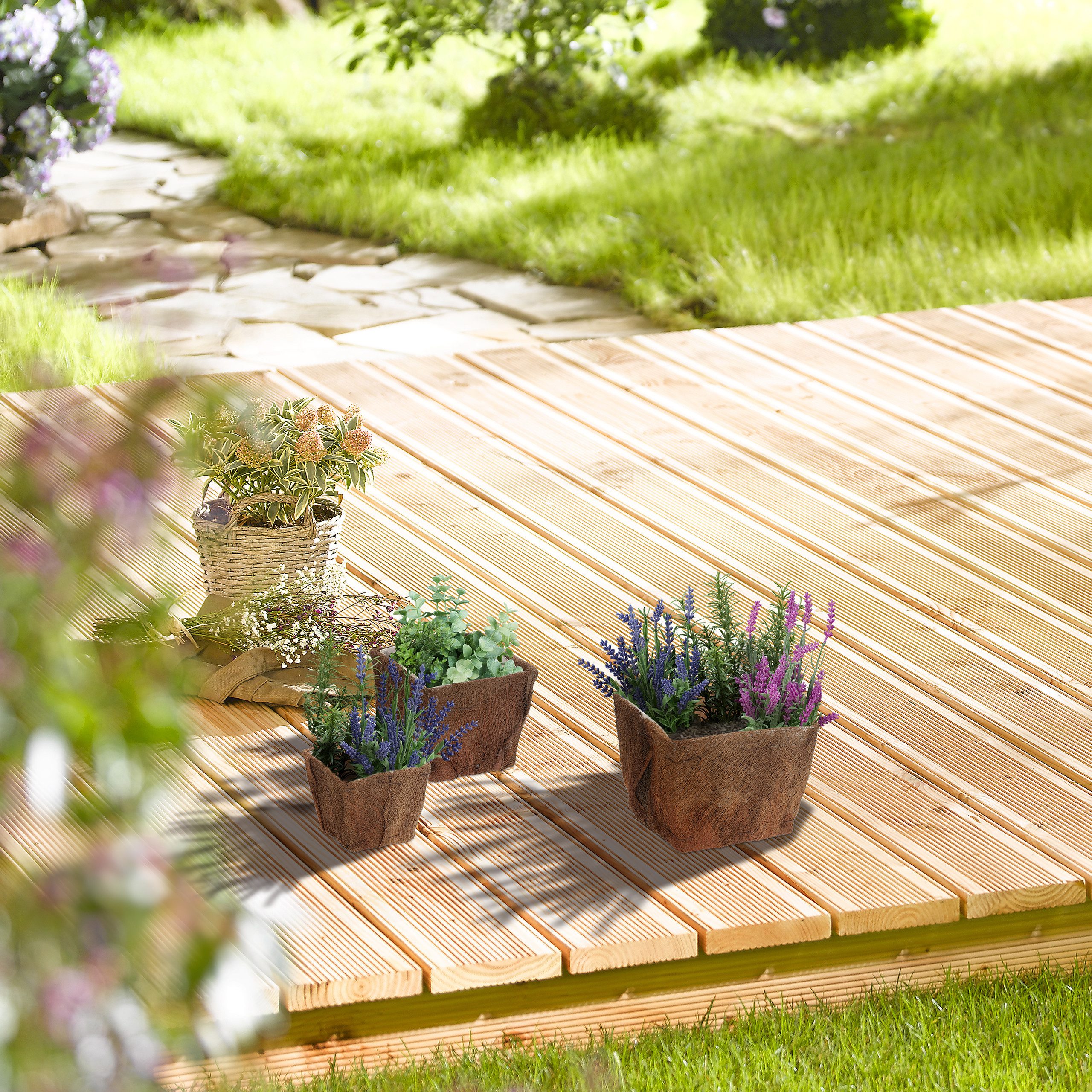 relaxdays Blumentopf 3er Set günstig online kaufen