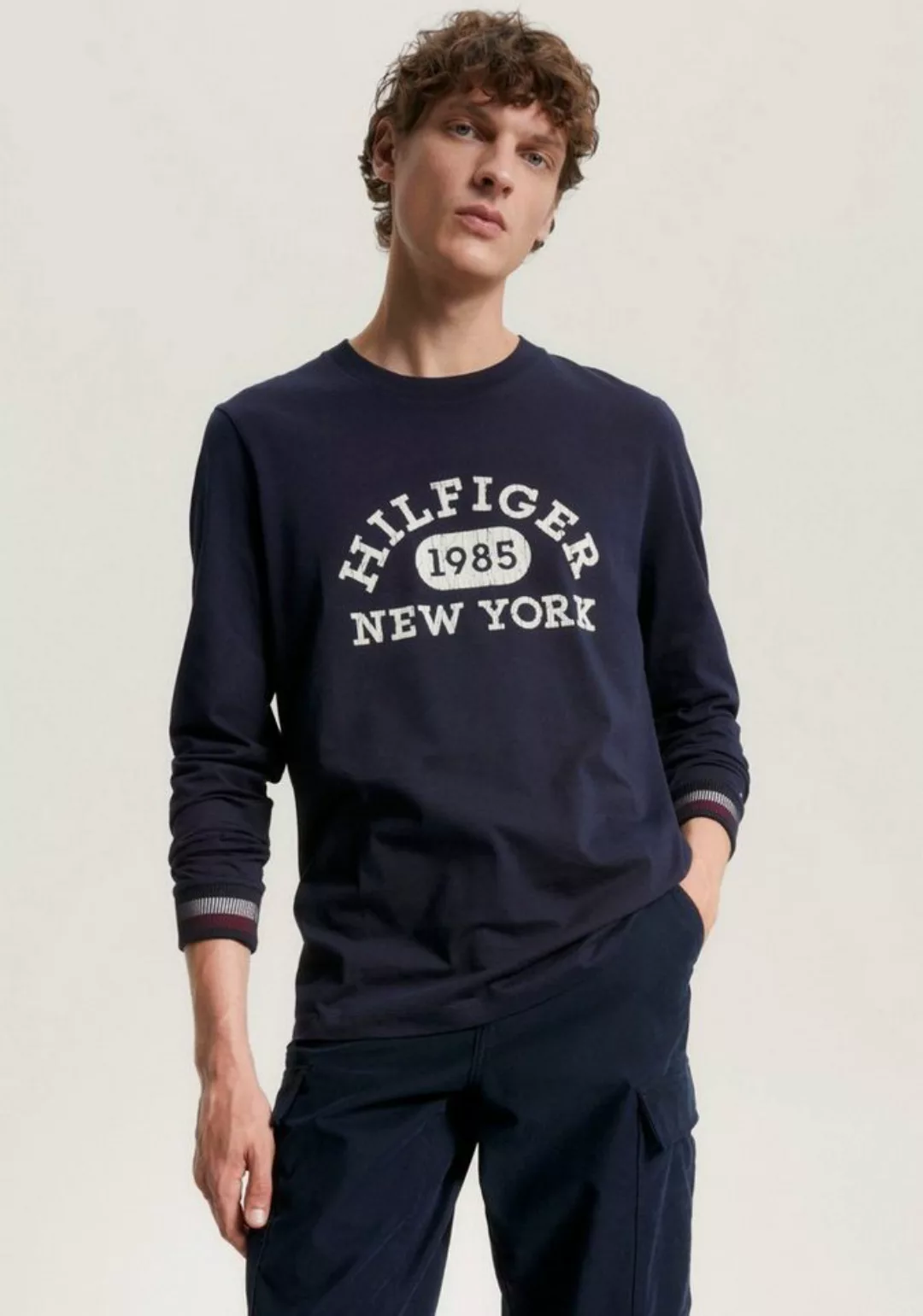 Tommy Hilfiger Longsleeve MONOTYPE COLLEGIATE LS TEE günstig online kaufen