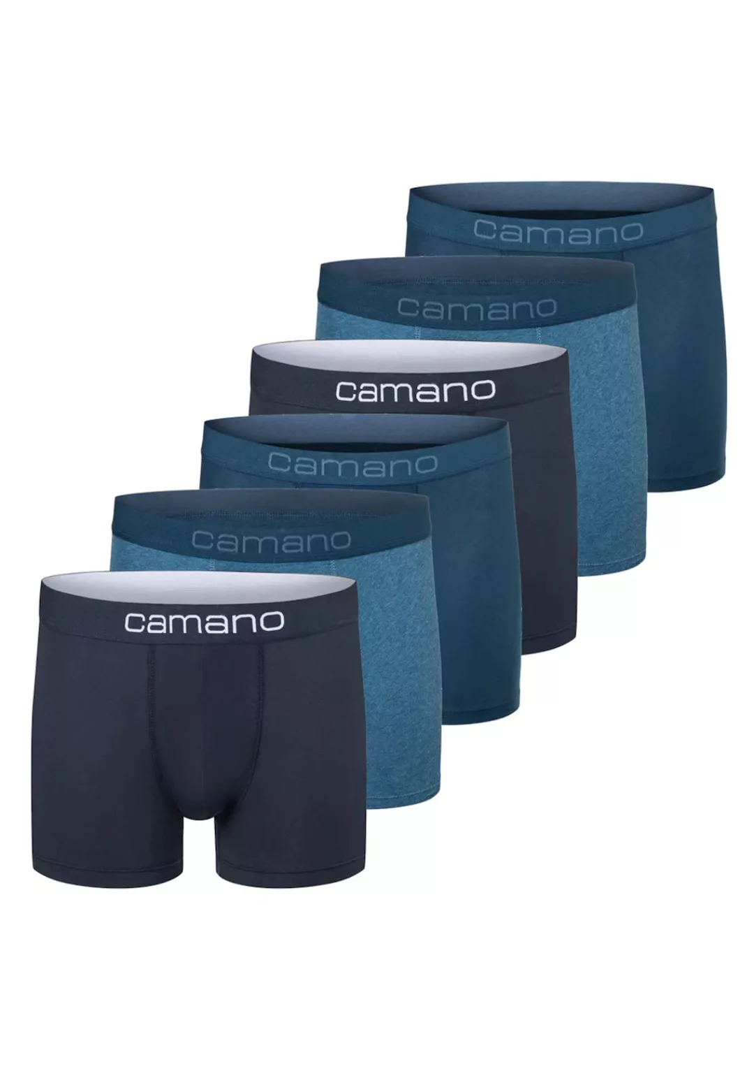 Camano Boxershorts "Boxershorts Unterhosen Herren elastischer Gummibund ohn günstig online kaufen