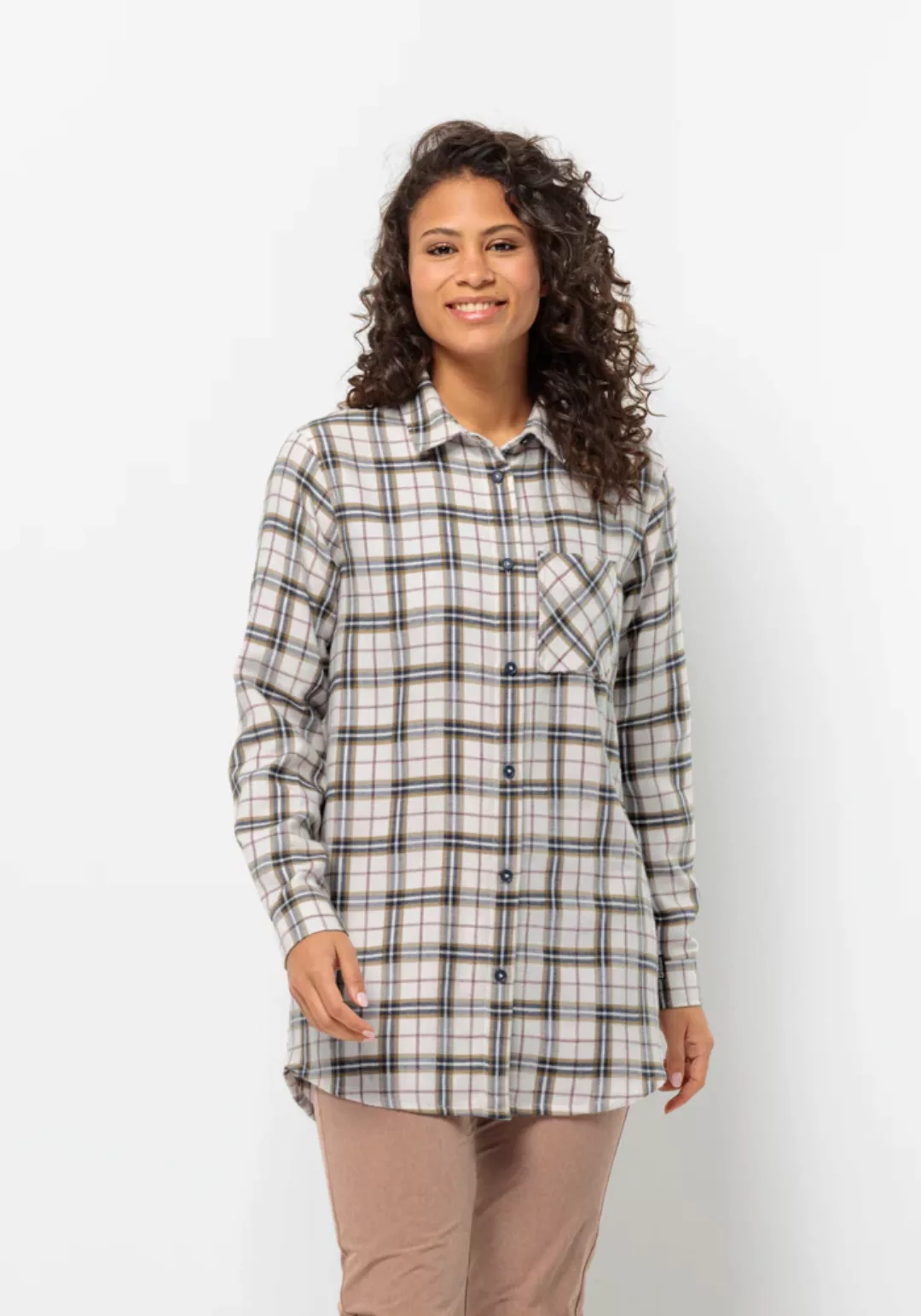 Jack Wolfskin Flanellbluse "MORGENLUFT SHIRT W" günstig online kaufen