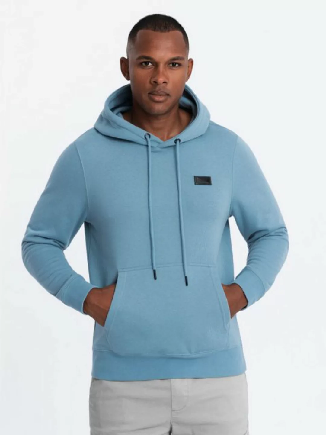 OMBRE Kapuzensweatshirt Känguru-Sweatshirt für Männer mit Kapuze und Metall günstig online kaufen