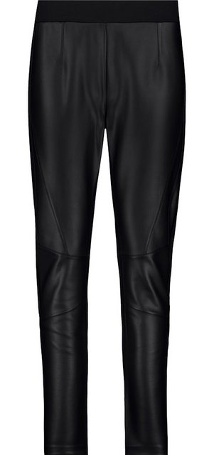 Monari 2-in-1-Hose Leggings im Materialmix schwarz günstig online kaufen