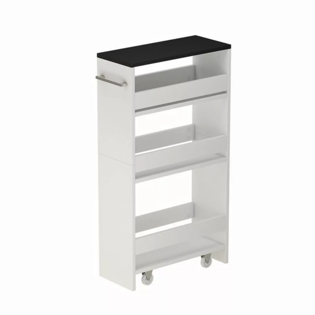 Vicco Barschrank Rivo, Weiß/Anthrazit, 20 x 84.4 cm günstig online kaufen