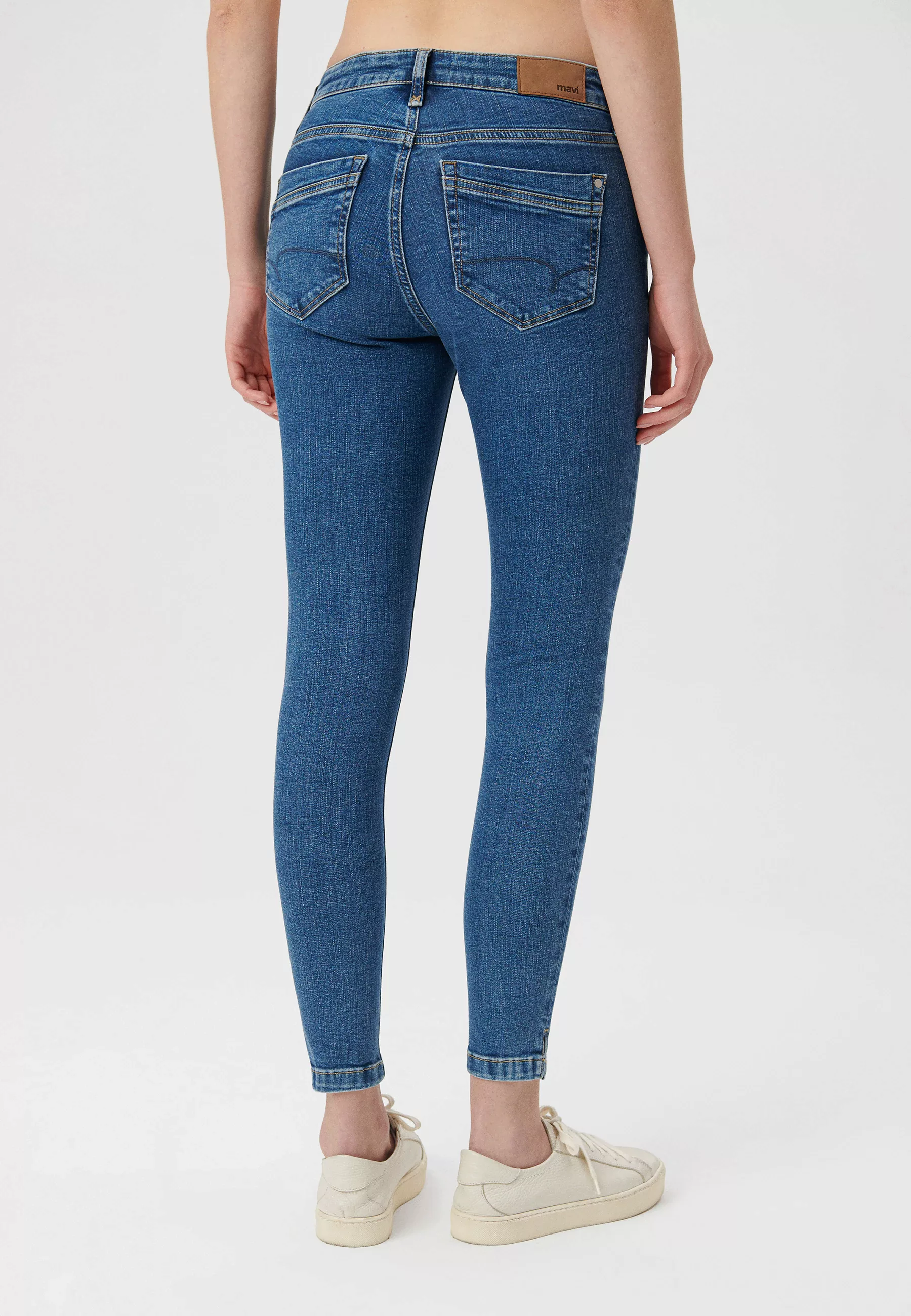 Mavi Skinny-fit-Jeans Adriana (1-tlg) Plain/ohne Details günstig online kaufen