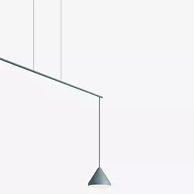 Vibia North Pendelleuchte LED dezentral, blau - ø16 cm - Casambi günstig online kaufen