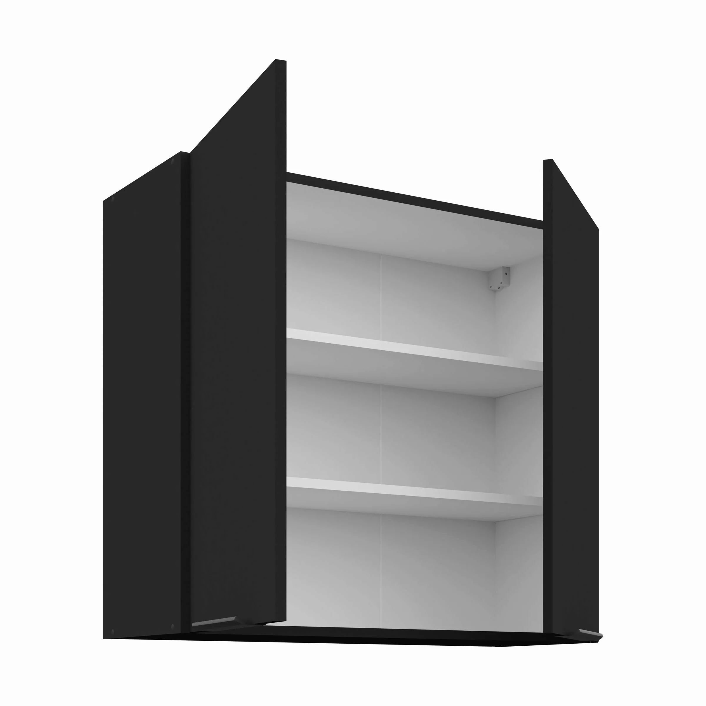 Küchen-Preisbombe Hängeschrank 80 Küche SIENA Schwarz günstig online kaufen