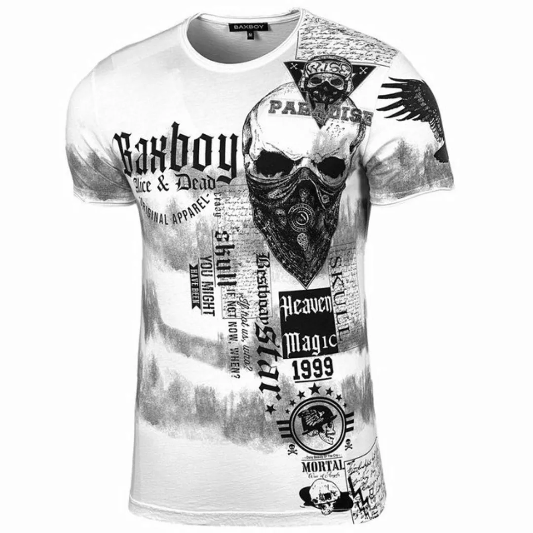 Baxboy T-Shirt Baxboy T-Shirt Rundhalsshirt mit Markenprint günstig online kaufen