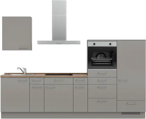 nobilia® Küchenzeile »"Laser I"«, vormontiert, Ausrichtung wählbar, Breite günstig online kaufen