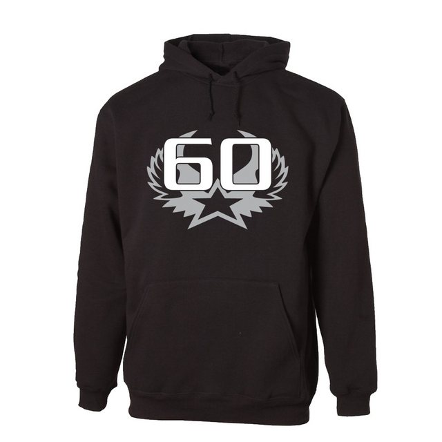 G-graphics Hoodie 60 – Stern mit Flügeln zum 60ten Geburtstag mit trendigem günstig online kaufen