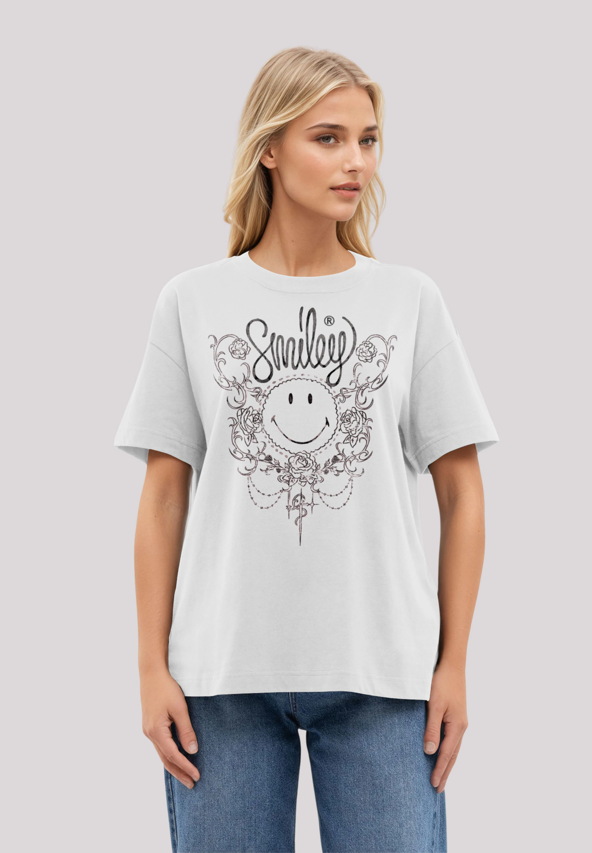 F4NT4STIC T-Shirt "Smiley Originals Flower Spring", Premium Qualität günstig online kaufen