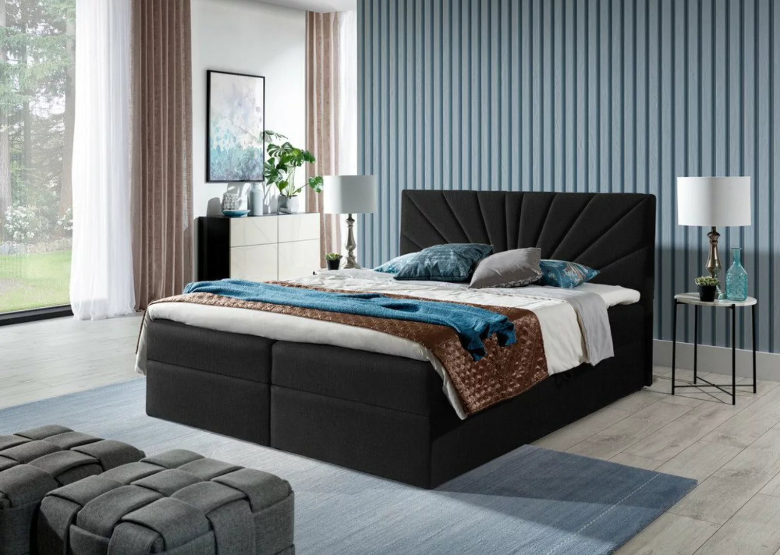 99rooms Boxspringbett Lazzaro (Schlafzimmerbett, Bett), Design günstig online kaufen