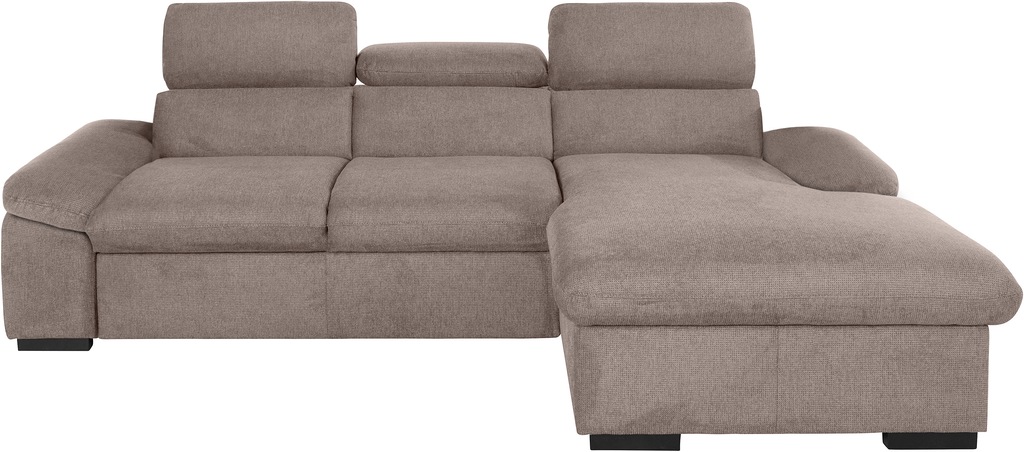 COTTA Ecksofa "Lola L-Form", (Set, mit Hocker), mit Hocker & Kopfteilfunkti günstig online kaufen