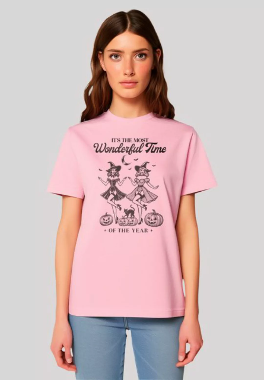 F4NT4STIC T-Shirt "Halloween Witch most wonderful time", Premium Qualität günstig online kaufen