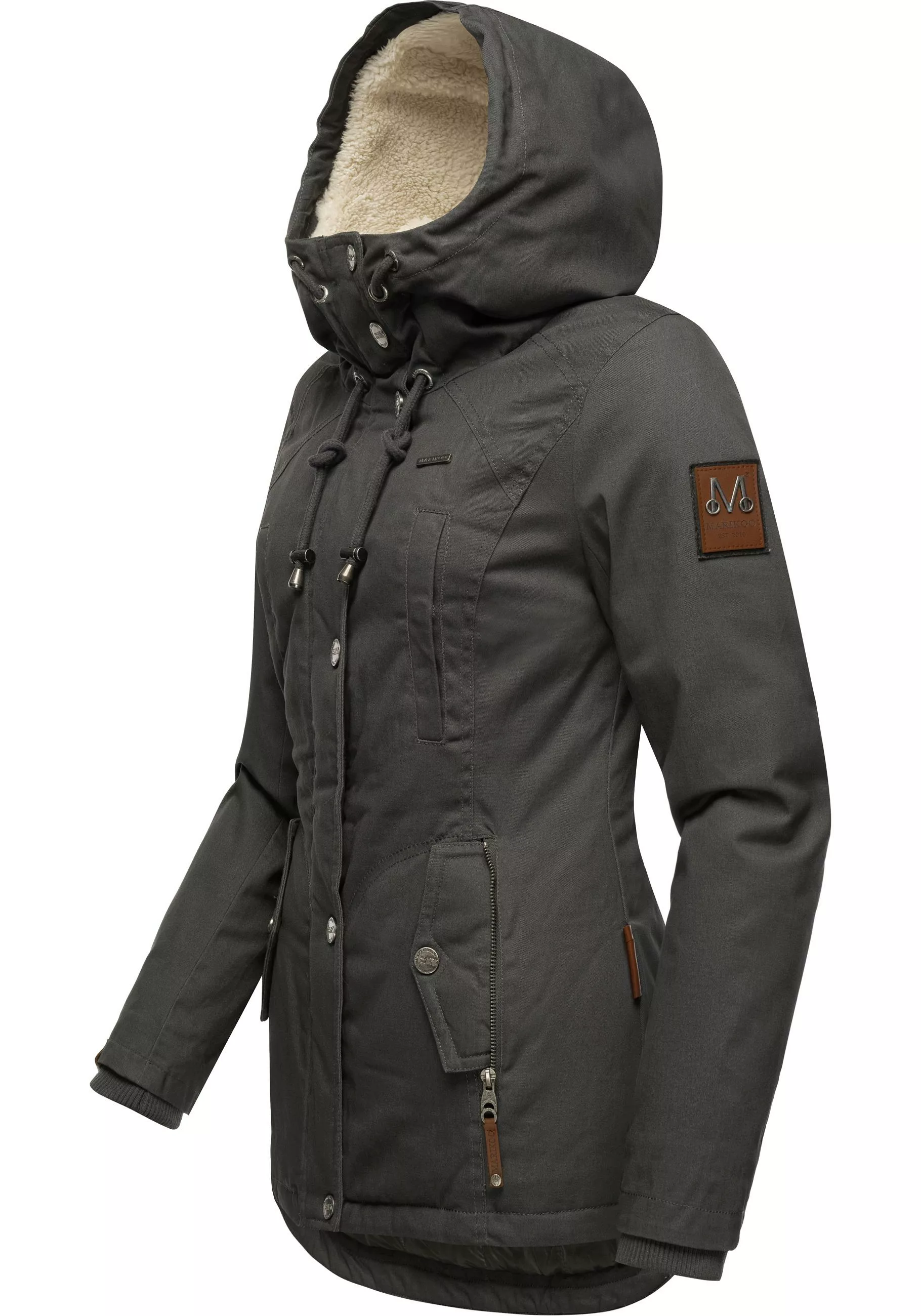 Marikoo Winterjacke "Bikoo", mit Kapuze, sportliche Damen Outdoor Baumwollj günstig online kaufen