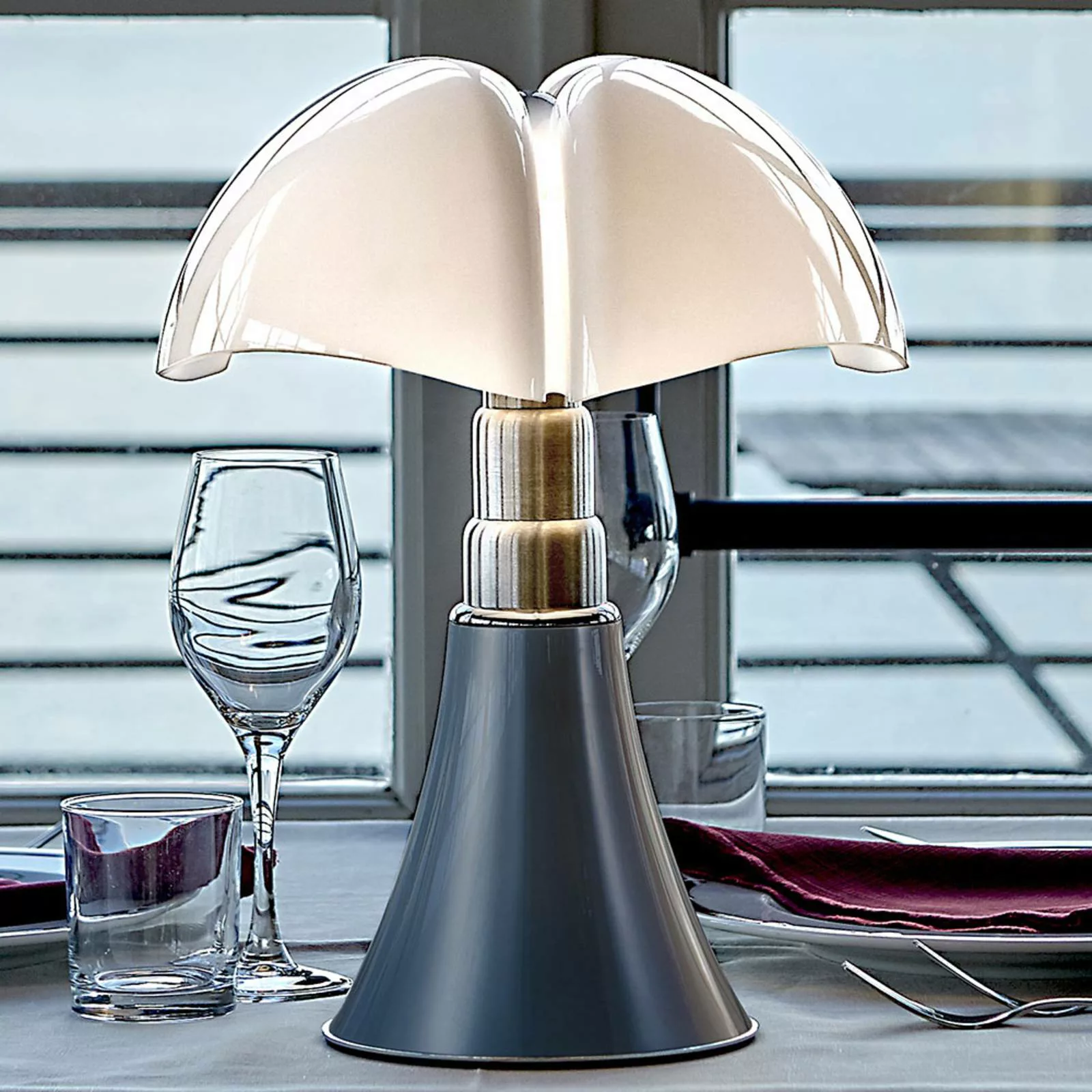 Martinelli Luce Minipipistrello Tischlampe agave günstig online kaufen