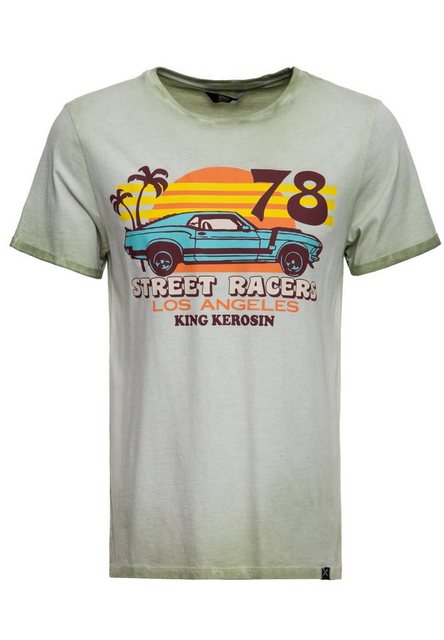 KingKerosin T-Shirt Street Racers L.A. (1-tlg) im 70s Look günstig online kaufen