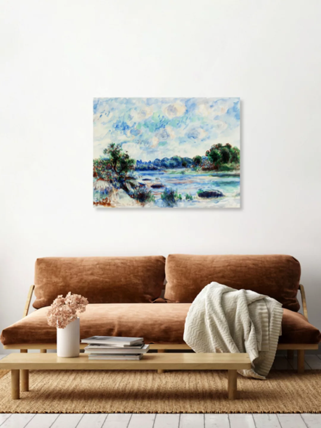 Poster / Leinwandbild - Pierre-auguste Renoir: Landschaft Bei Pont-aven günstig online kaufen