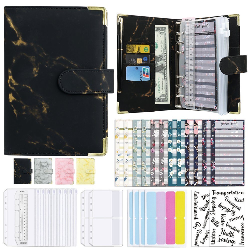 zggzerg Ringbuchmappe Budget Binder A6, Budgetplaner günstig online kaufen