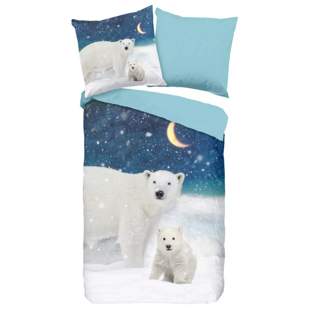 good morning Kinderbettwäsche »Polarbear Landscape«, (2 tlg.) günstig online kaufen