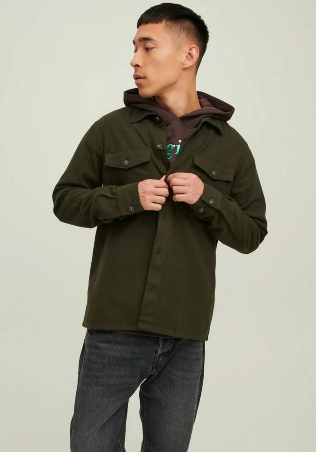 Jack & Jones Langarmhemd JAY OVERSHIRT günstig online kaufen