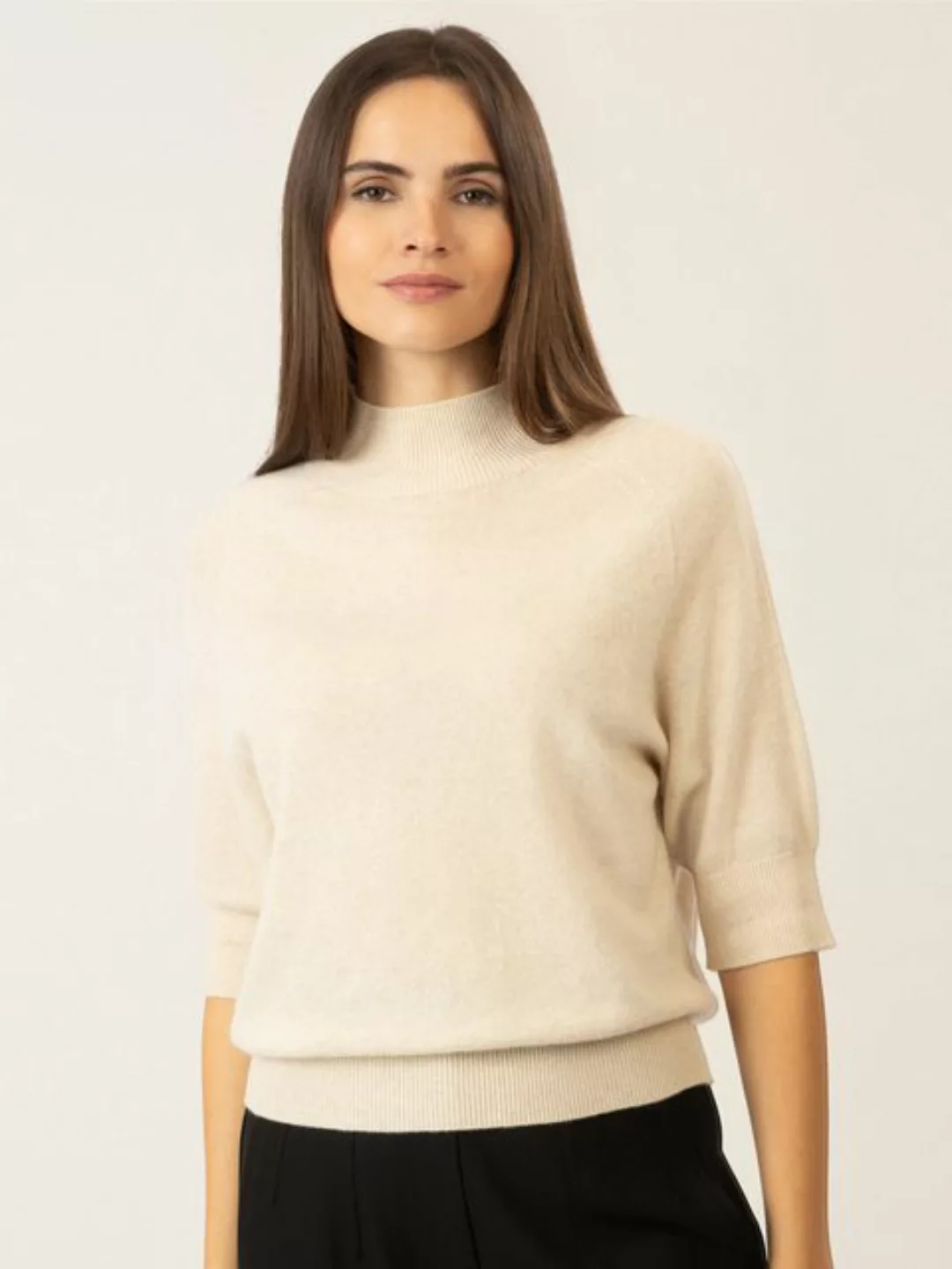 mint & mia Stehkragenpullover mit Schlupfverschluss für einen schlichten, f günstig online kaufen