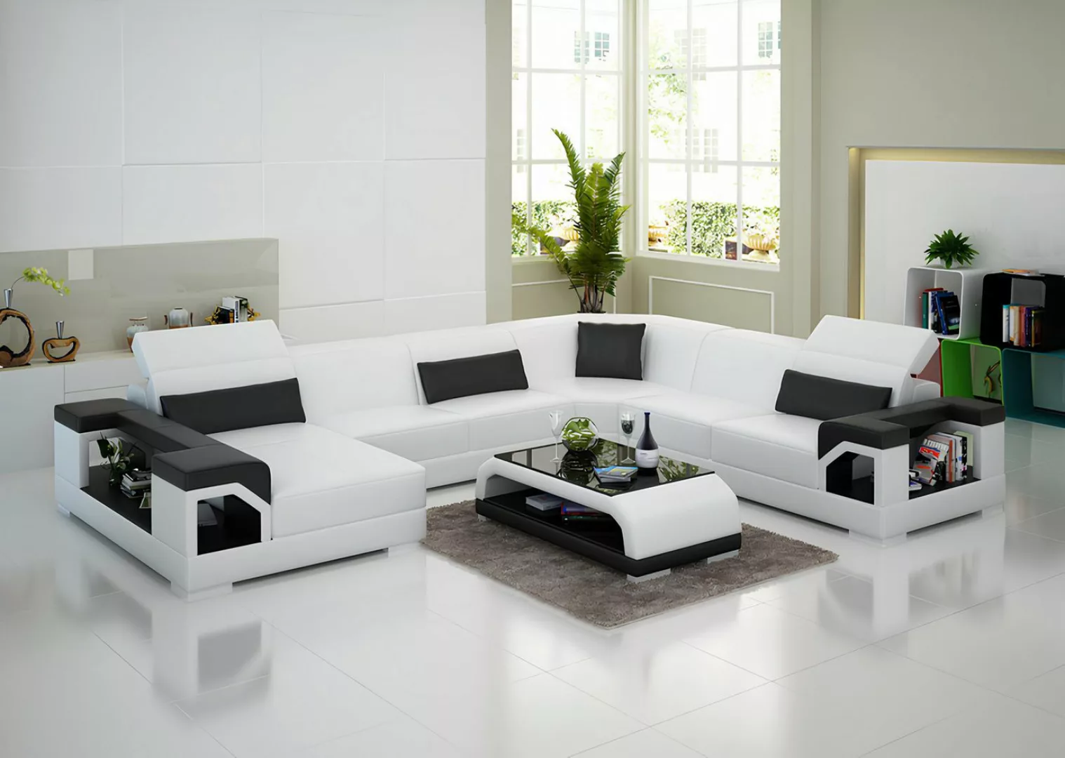 Xlmoebel Ecksofa Moderne Wohnlandschaft mit Ecksofa, Couch und Eckgarnitur, günstig online kaufen