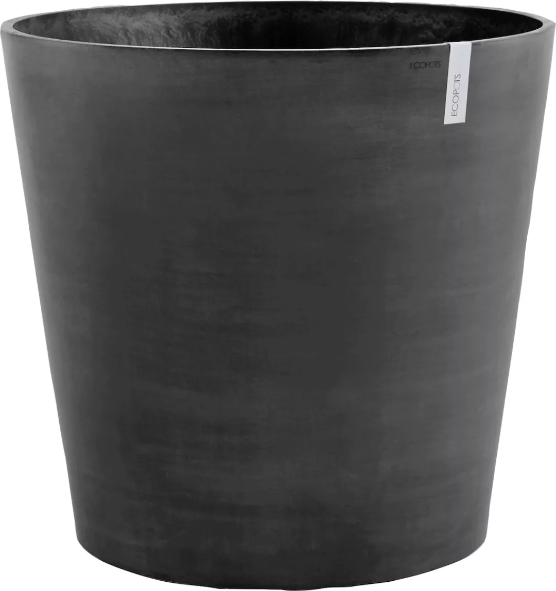 Ecopots Pflanztopf Amsterdam Rollen Dunkelgrau 60 cm x 56 cm günstig online kaufen