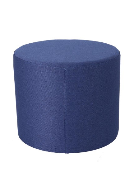 RONDO - Sitzwürfel / Pouf blau H: 42 cm D: 50 cm günstig online kaufen