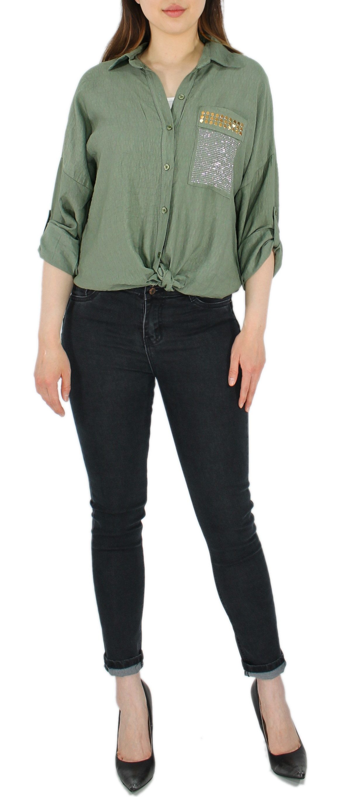 dy_mode Tunika Damenbluse Tunika Elegante Longbluse günstig online kaufen