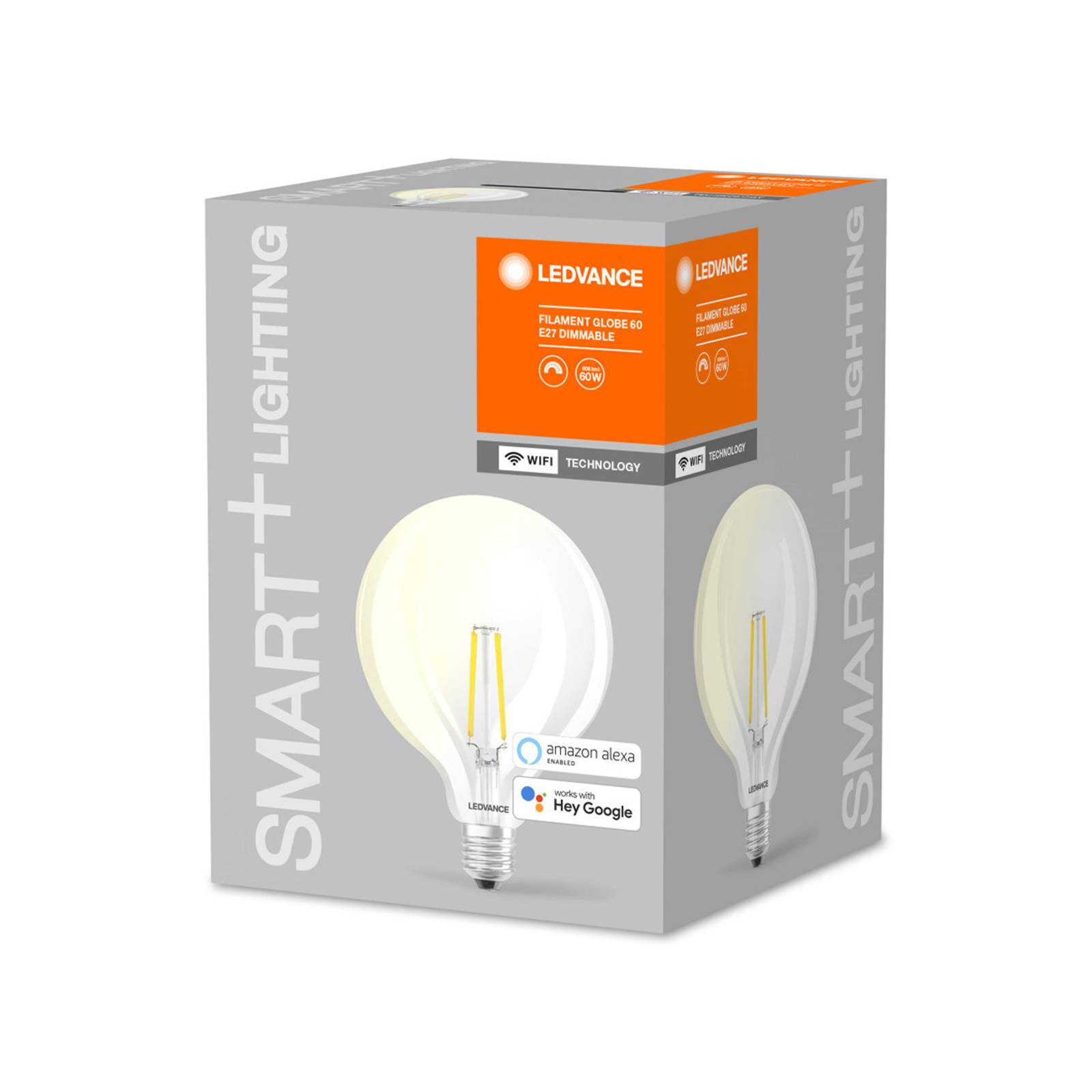 LEDVANCE SMART+ WiFi Filament E27 6W 827 G125 günstig online kaufen