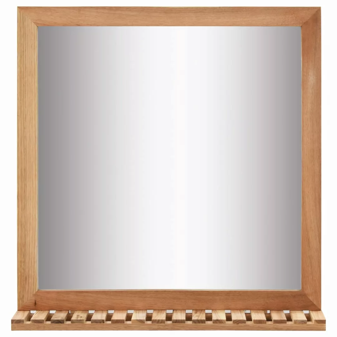 Badezimmerspiegel 60×12×62 Cm Walnuss Massivholz günstig online kaufen