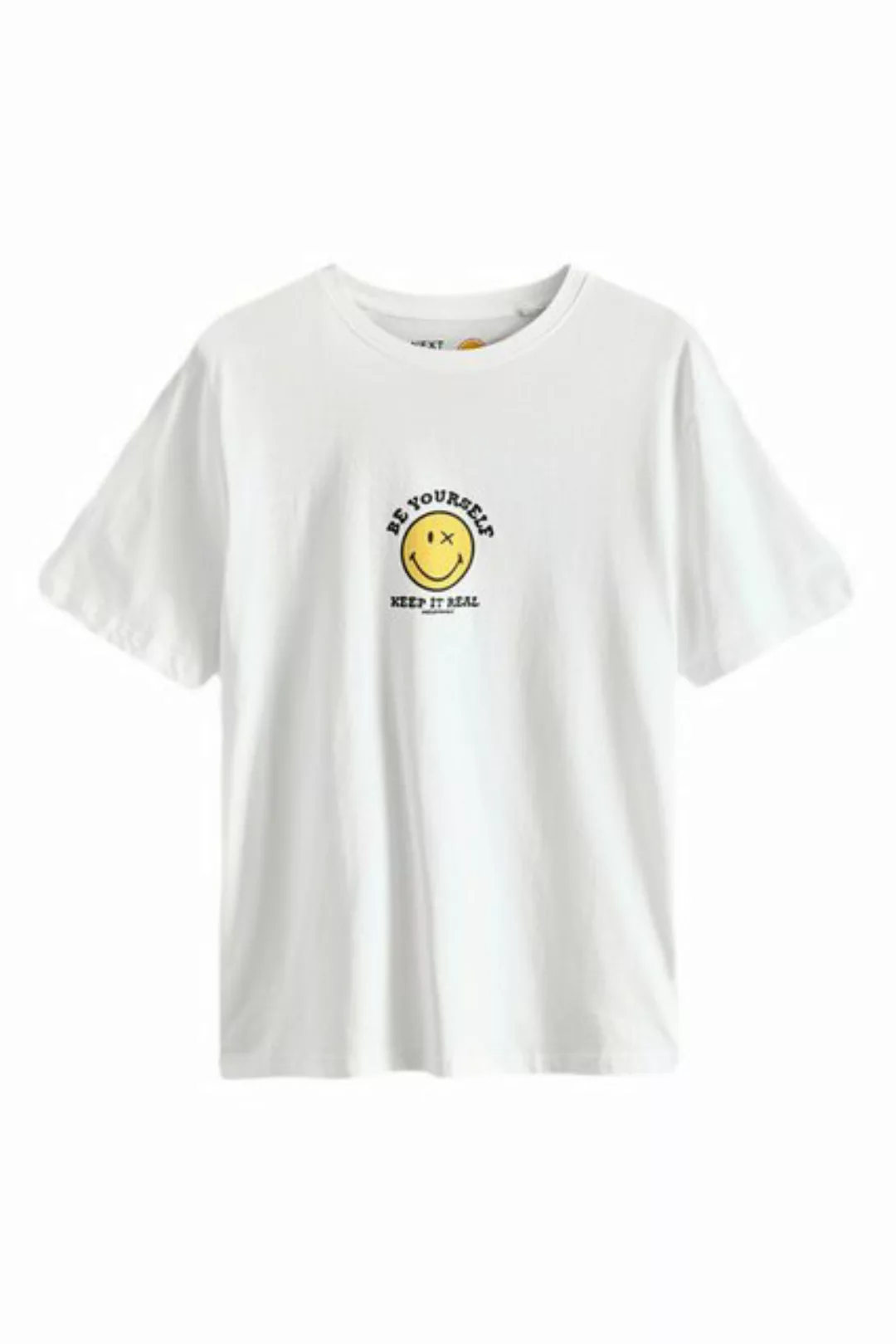 Next Print-Shirt Place 2 Be x Smiley Benefiz-T-Shirt aus (1-tlg) günstig online kaufen