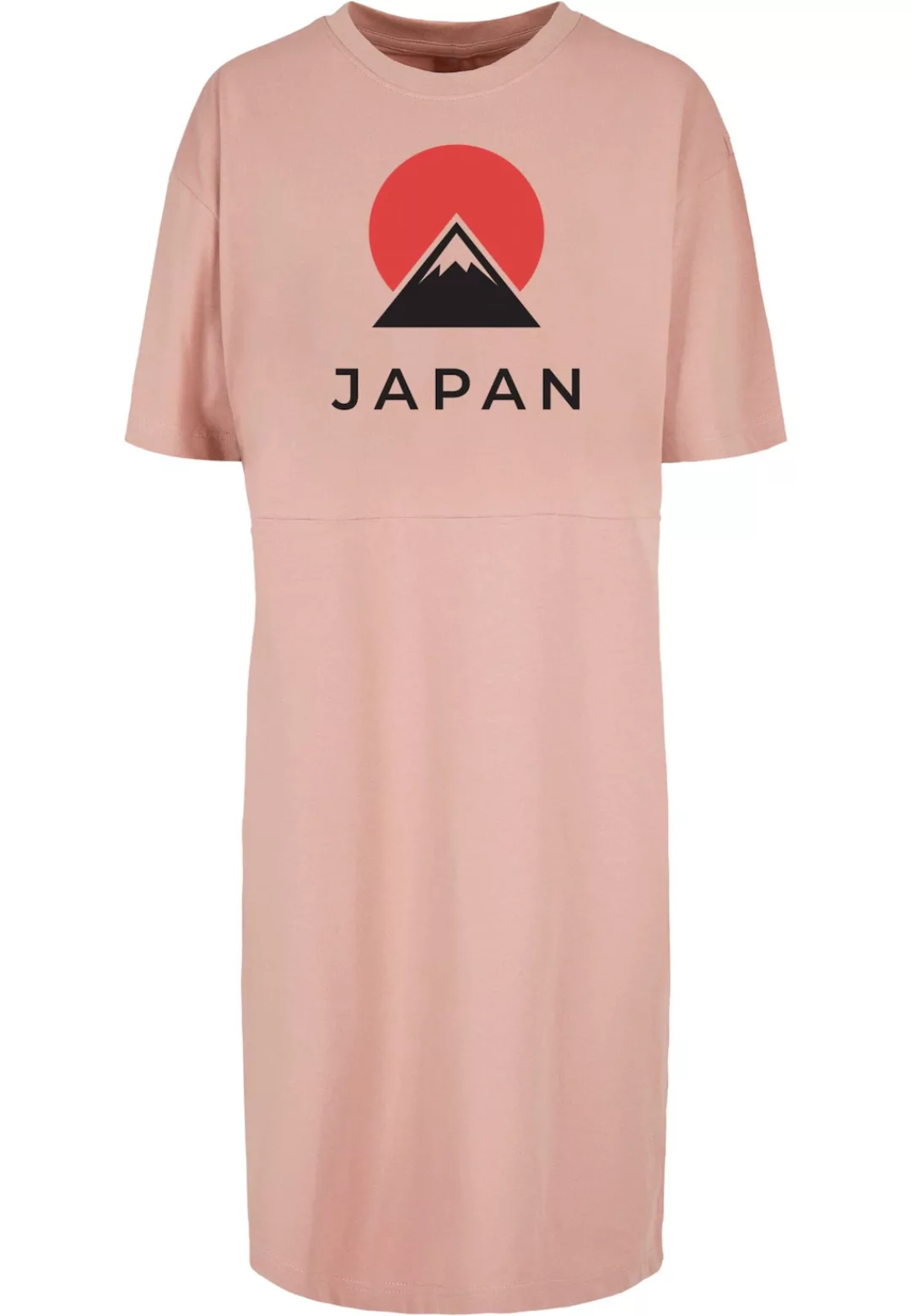 Merchcode Shirtkleid "Merchcode Damen Ladies Japan Organic Oversized Slit T günstig online kaufen