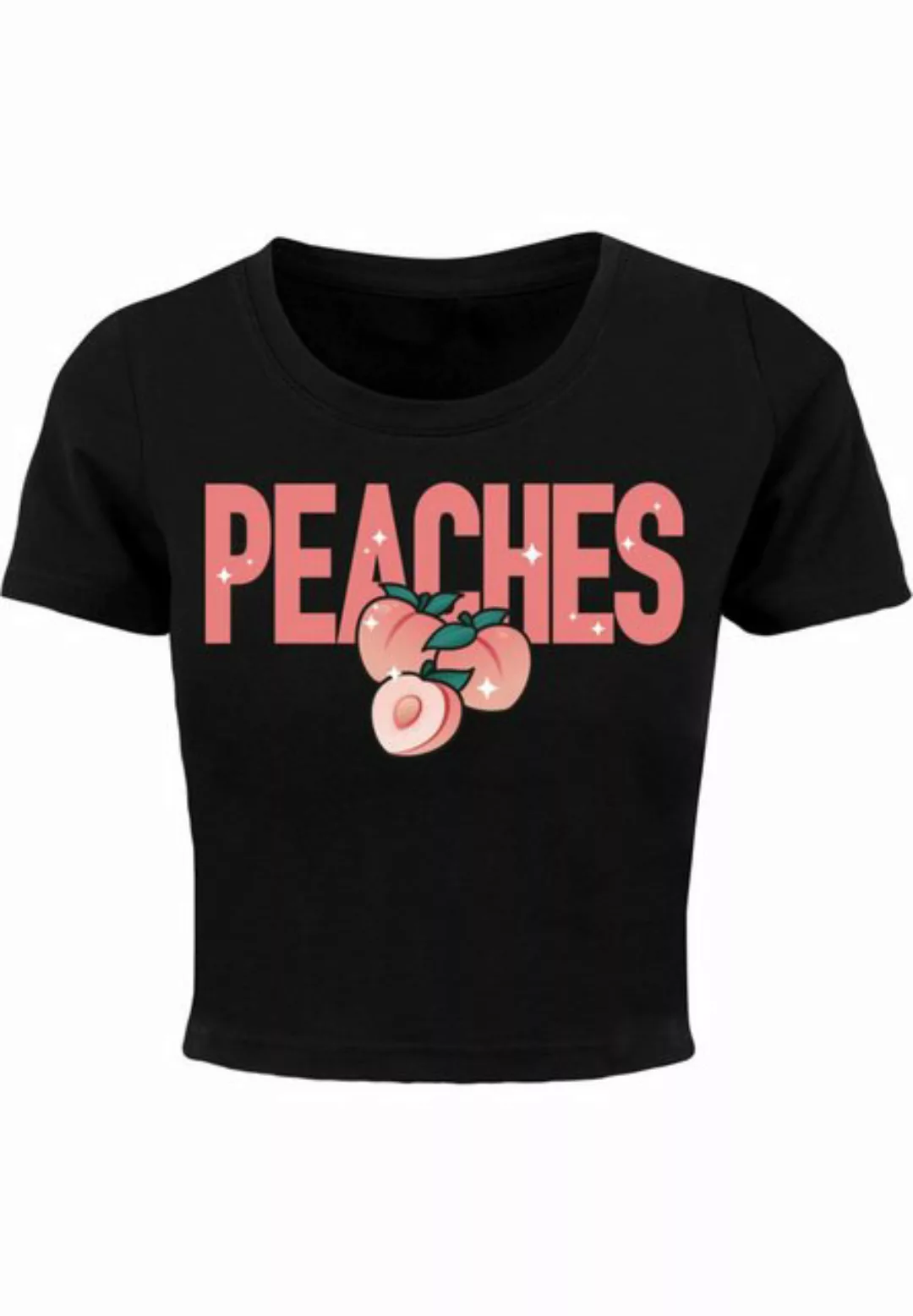 Miss Tee T-Shirt Miss Tee Damen Peaches Cropped Tee (1-tlg) günstig online kaufen