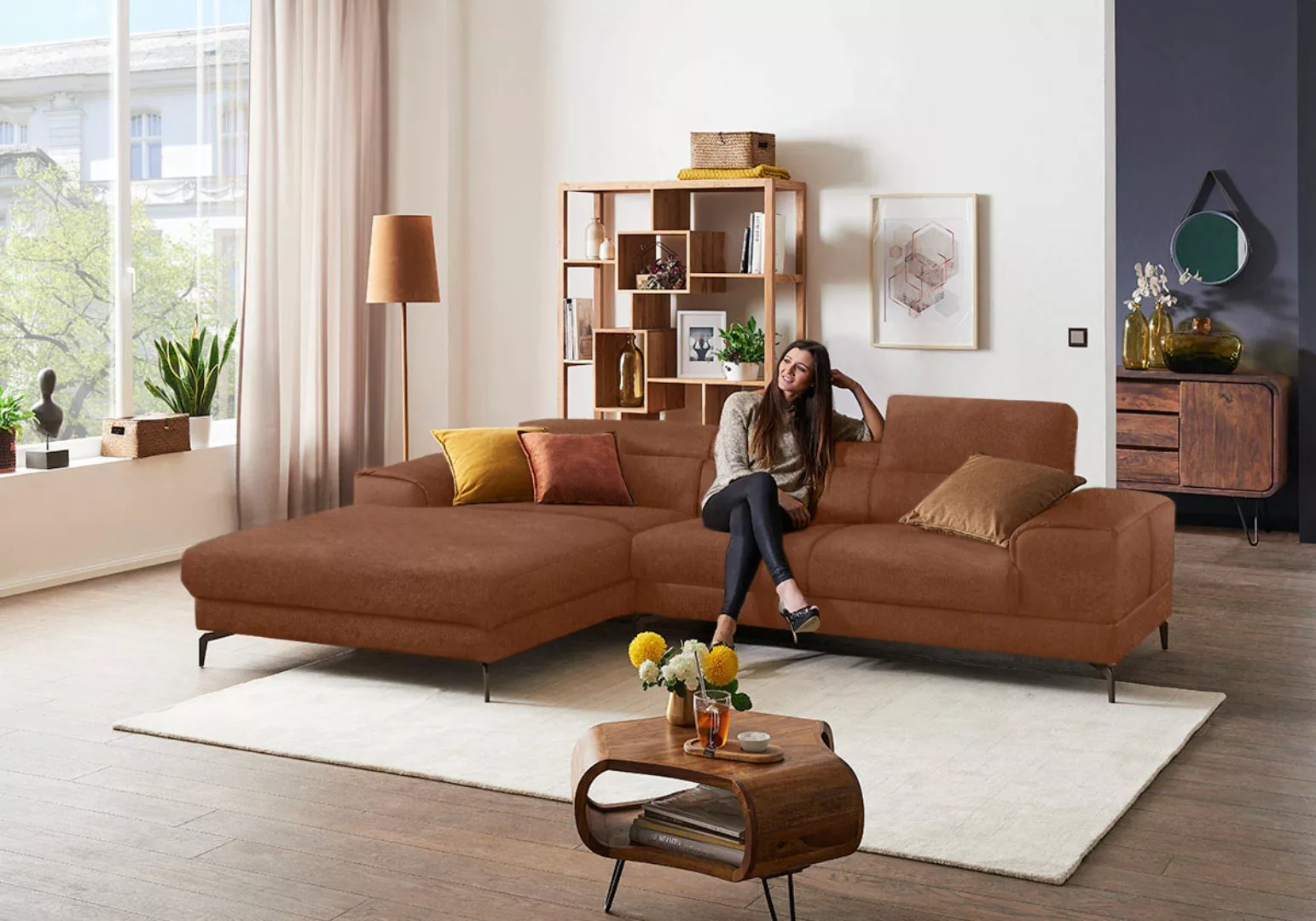 W.SCHILLIG Ecksofa "piedroo, Designsofa mit tollem Sitzkomfort, elegant und günstig online kaufen