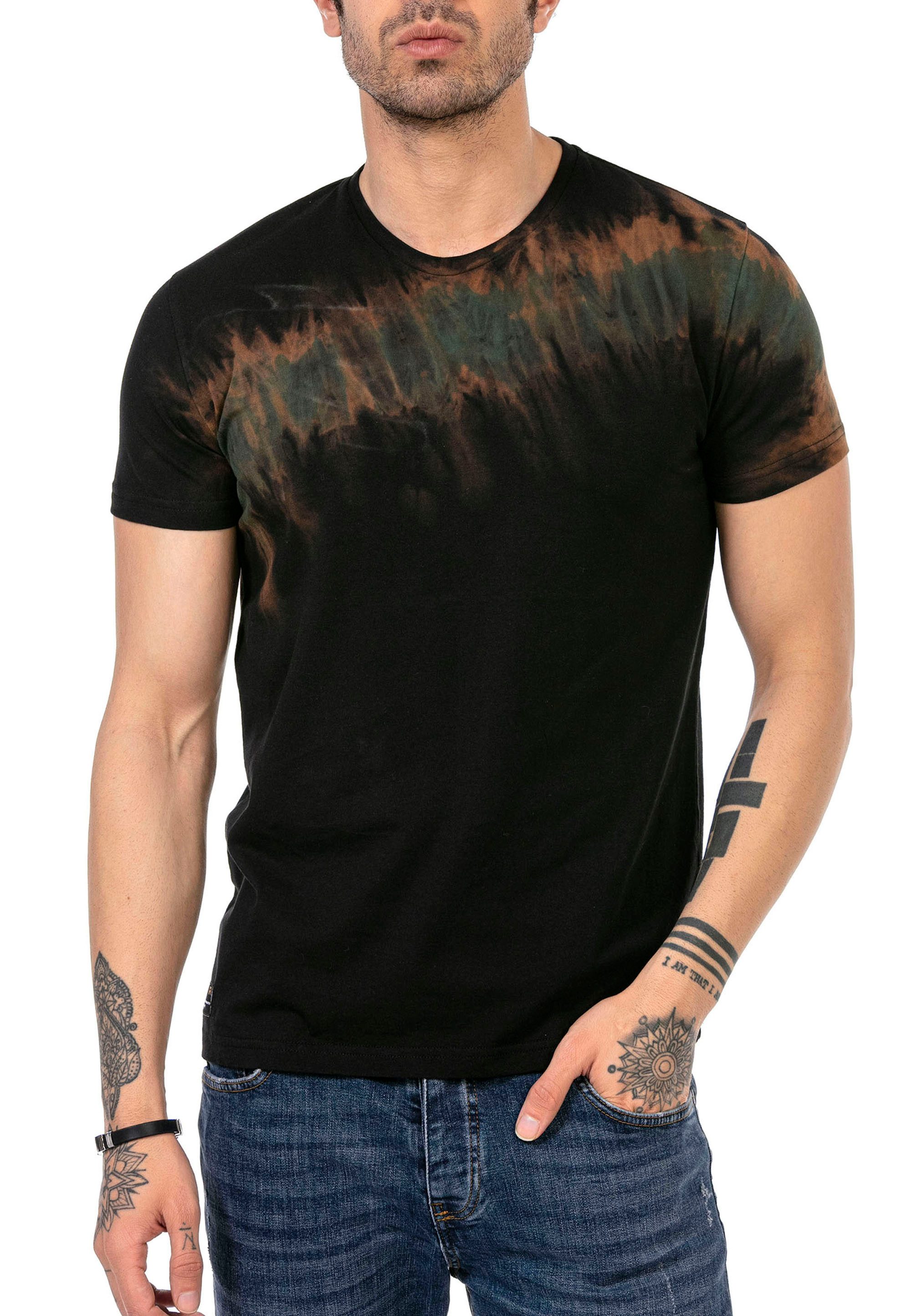 RedBridge T-Shirt mit einzigartigem Batik-Design – günstig online kaufen