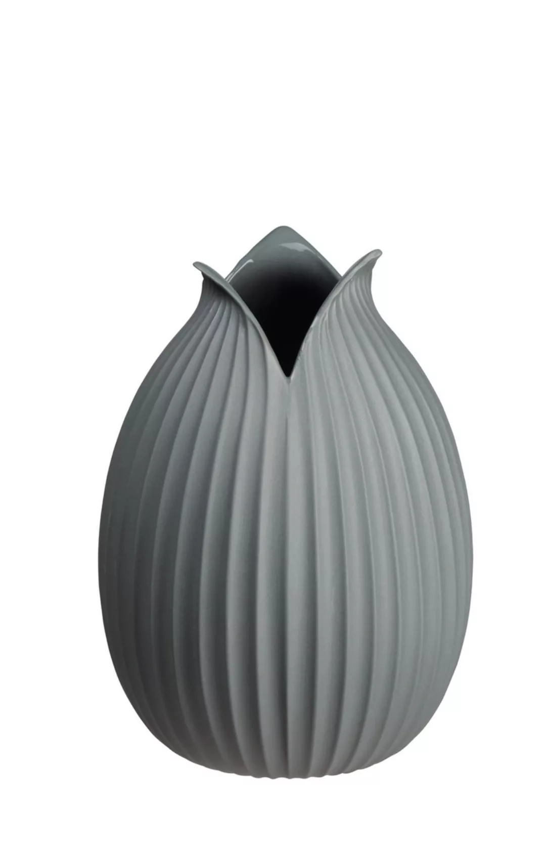 ASA SELECTION Vase - grau - Porzellan - 22 cm - Dekoration > Vasen - Möbel günstig online kaufen