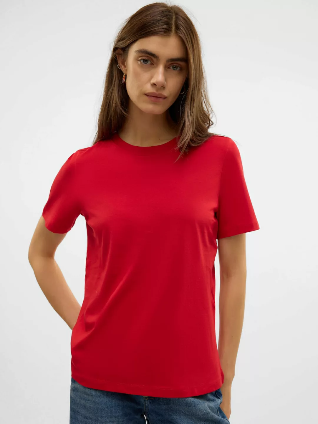 Vero Moda Kurzarmshirt VMPAULINA SS T-SHIRT GA JRS NOOS günstig online kaufen