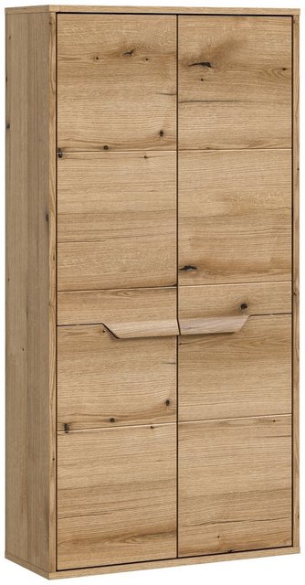 freiraum Midischrank in Evoke Oak, Spannplatte/MDF - 64x132x32cm (BxHxT) günstig online kaufen