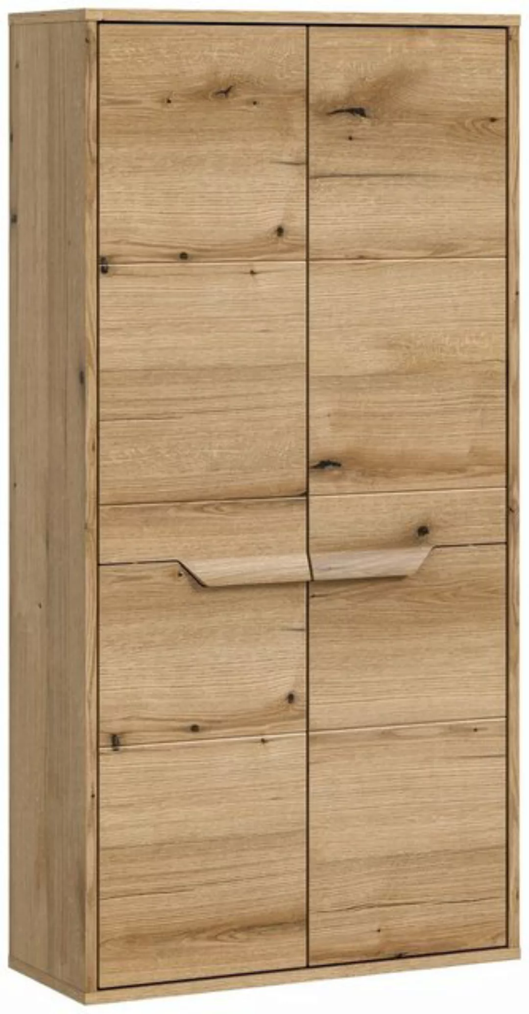 freiraum Midischrank Zeno in Evoke Oak, Spannplatte/MDF - 64x132x32cm (BxHx günstig online kaufen