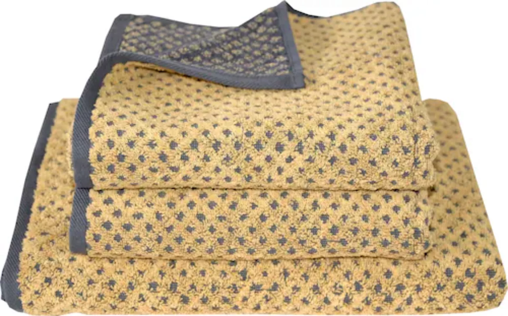 Dyckhoff Handtuch Set »Golden Shades Rhombus«, (3 St., 2 Handtücher (50x100 günstig online kaufen