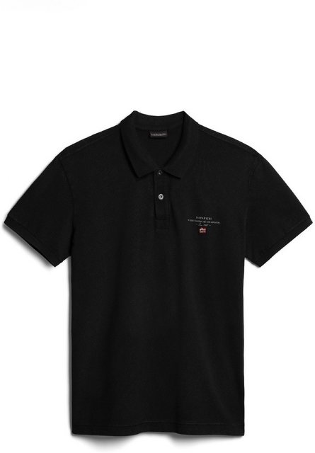 Napapijri Poloshirt Herren Schwarz Kurzarm-Poloshirt: Stilvoll mit günstig online kaufen