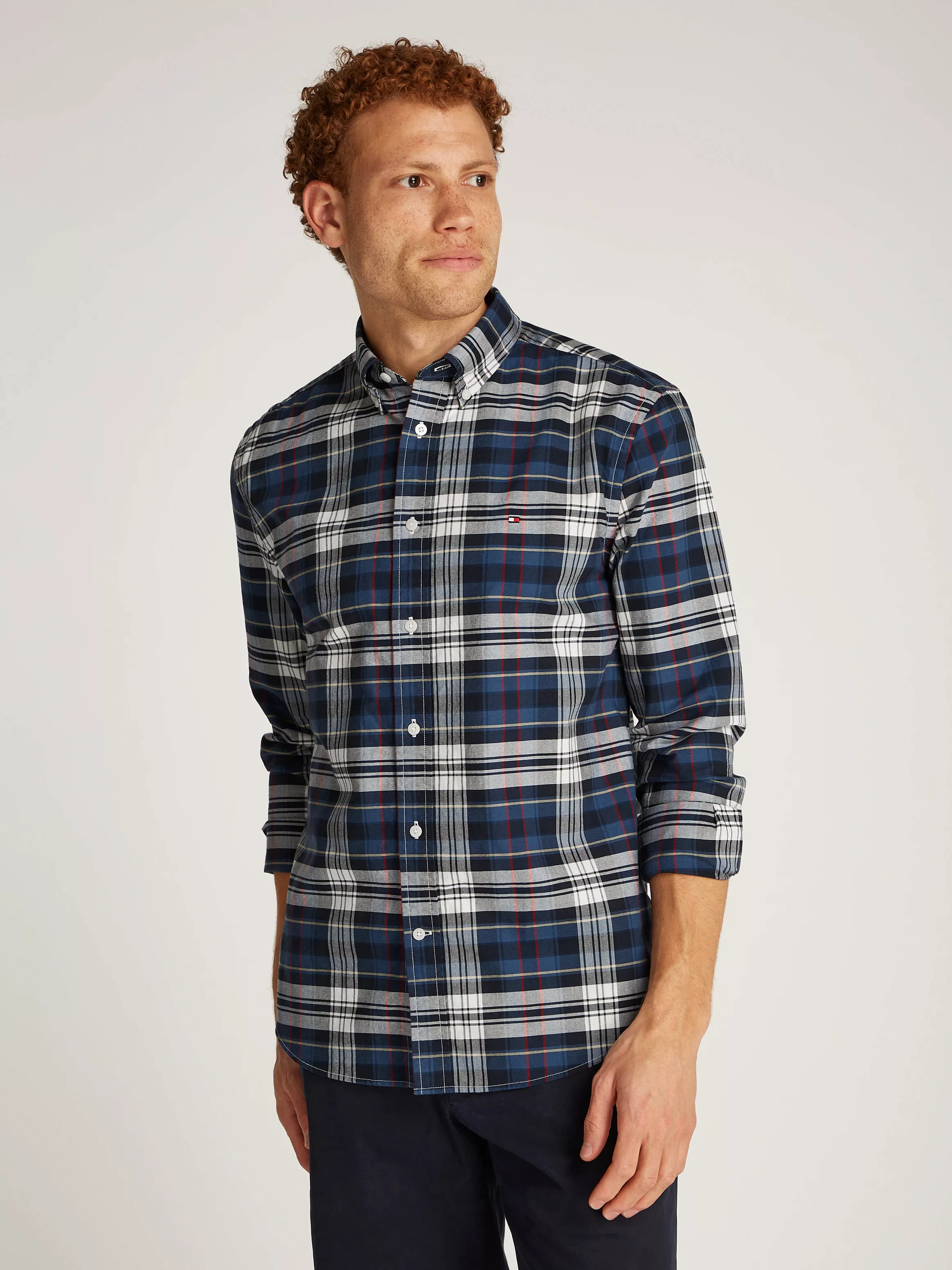 Tommy Hilfiger Karohemd "OXFORD HERITAGE PLAID RF SHIRT", mit Schottenkaro günstig online kaufen