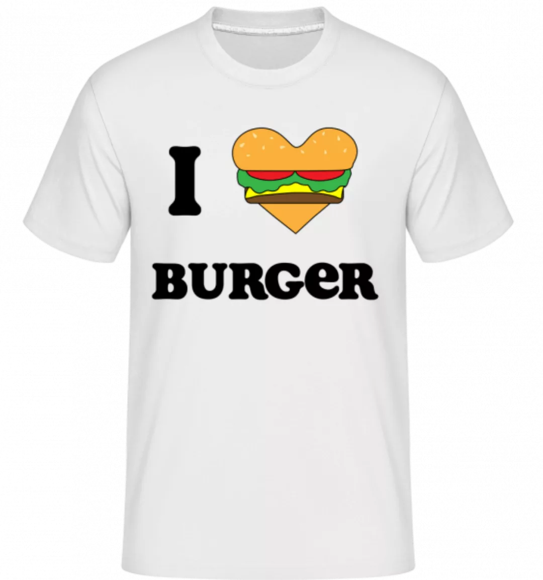 I Love Burger · Shirtinator Männer T-Shirt günstig online kaufen