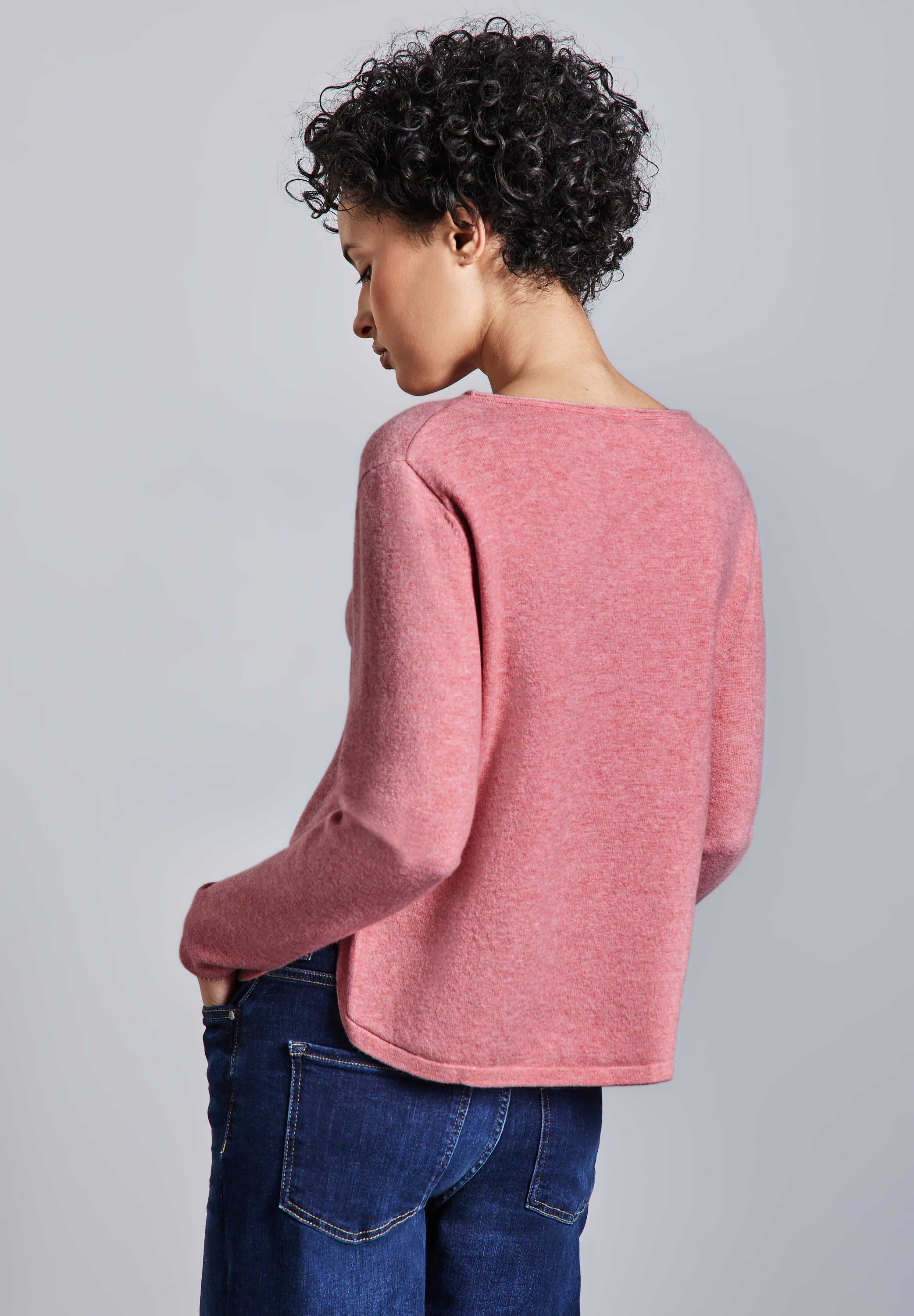 STREET ONE Strickpullover, mit U-Boot-Ausschnitt günstig online kaufen