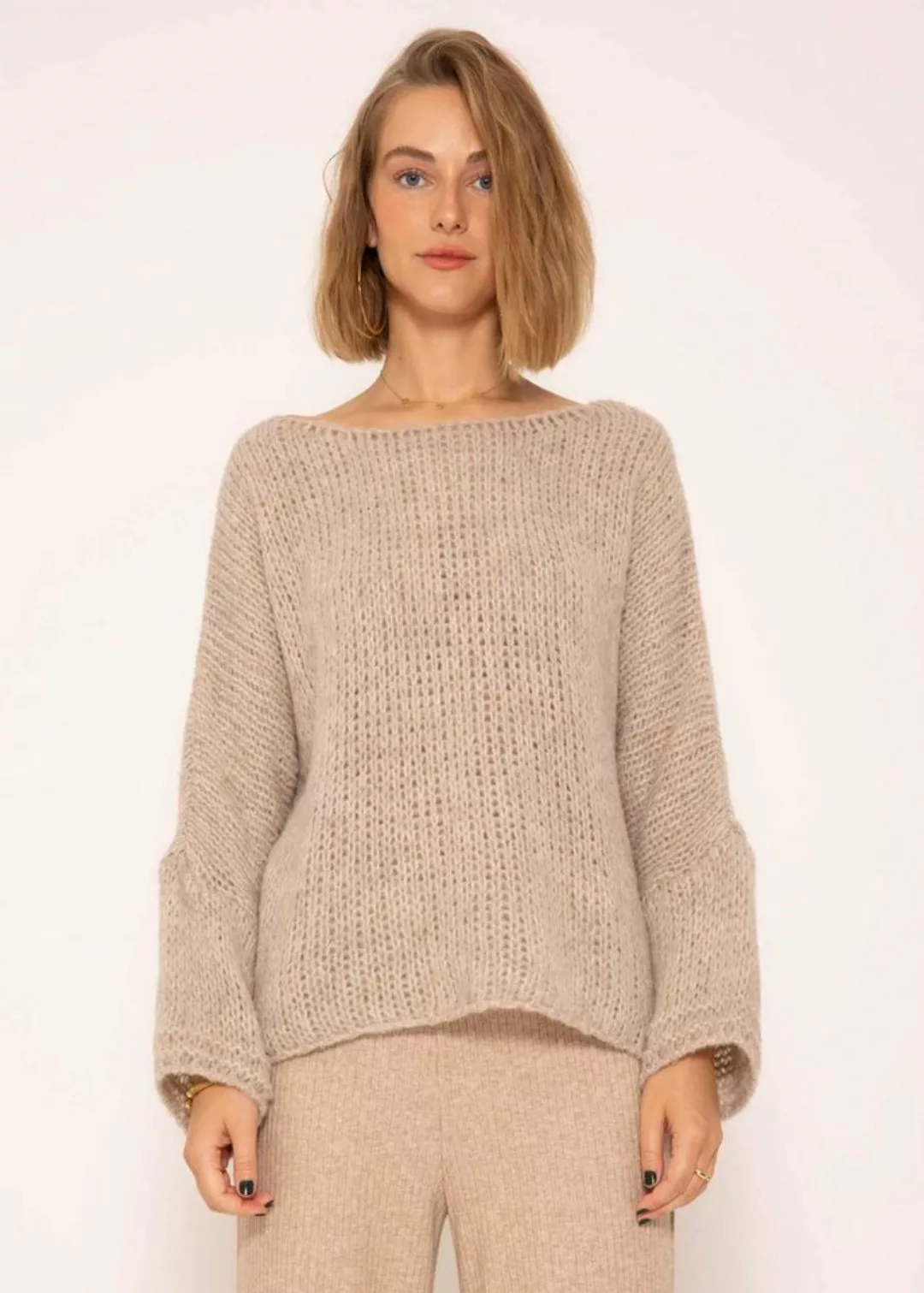 SASSYCLASSY Strickpullover Oversize Pullover Damen aus weichem Grobstrick L günstig online kaufen