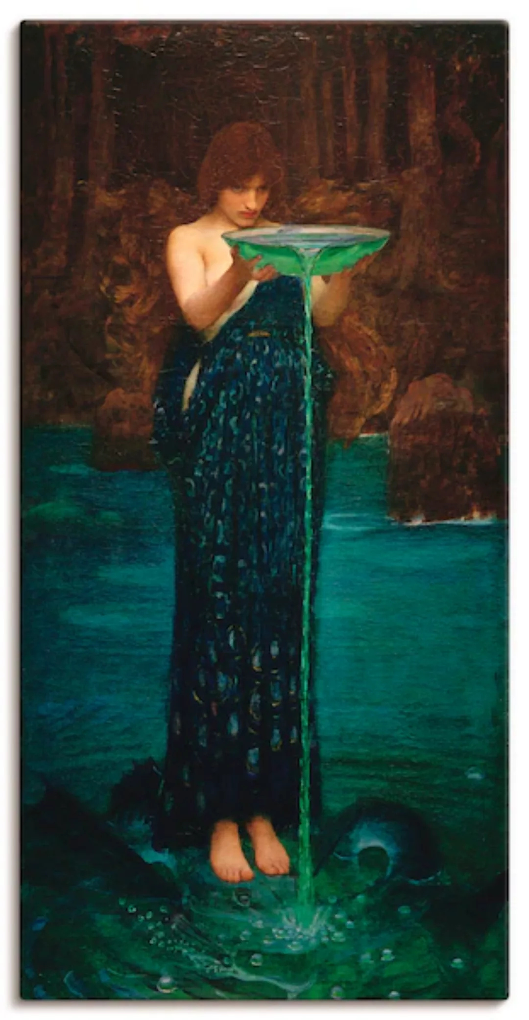 Artland Leinwandbild "Circe Invidiosa", Frau, (1 St.), auf Keilrahmen gespa günstig online kaufen