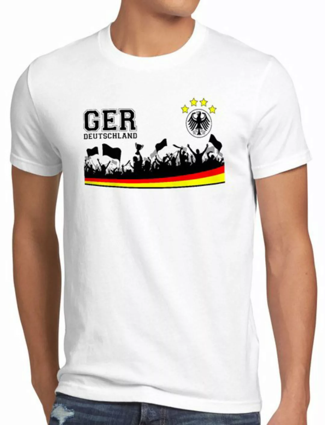 style3 T-Shirt Deutschland Fan WM 2026 Fussball Fans national-flagge EM günstig online kaufen