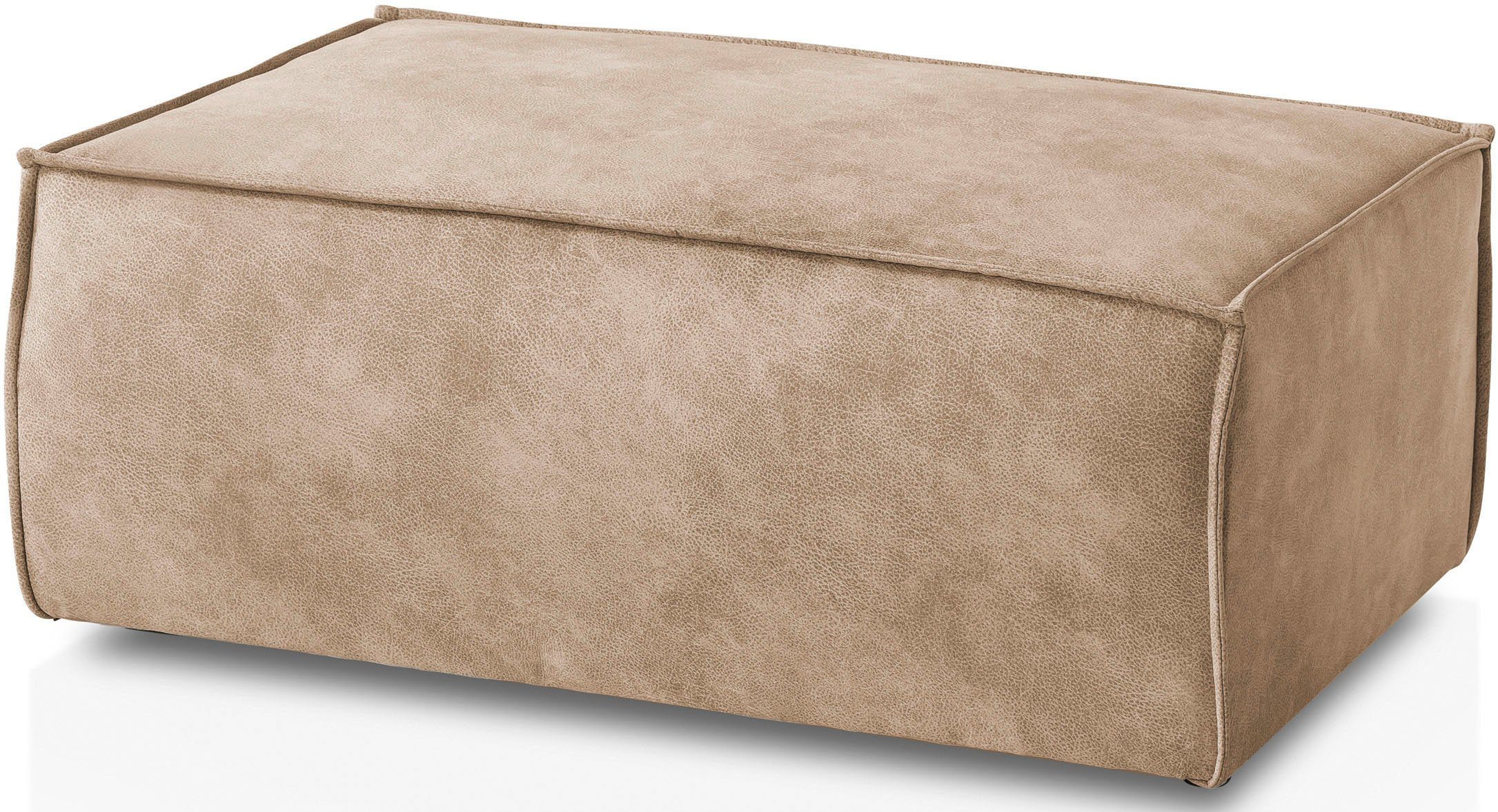 Home affaire Hocker "SHERWOOD, Polsterhocker in 3 Stoffarten verfügbar", pa günstig online kaufen